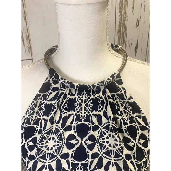 B. Darlin Blue/White/Teal Dress - Picture 2 of 5